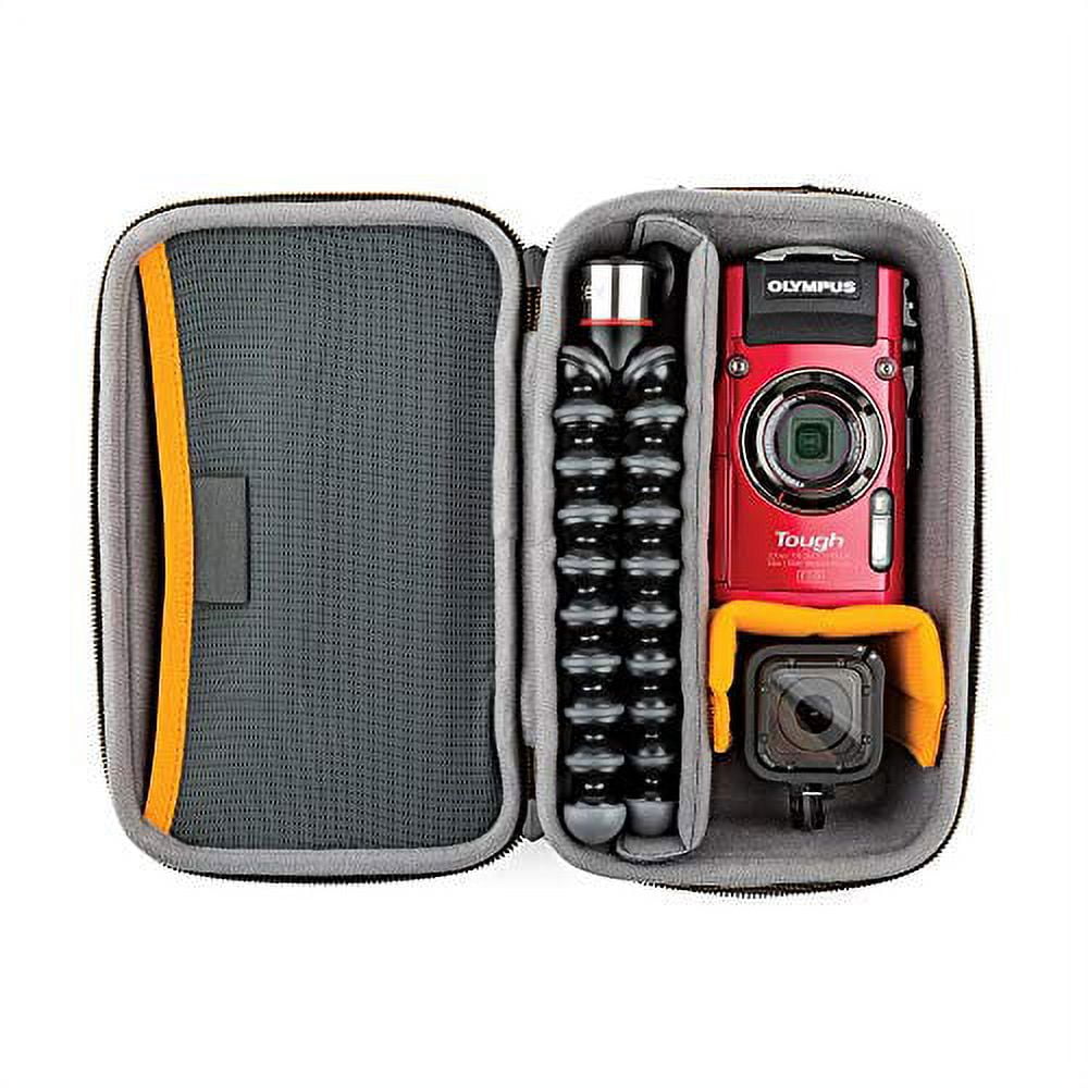 LOWLP37166 Lowepro Hardside CS 60 Case for Small Drone, 2X Action/Mirrorless Cameras, 1-2 Lenses & Accessories, Black