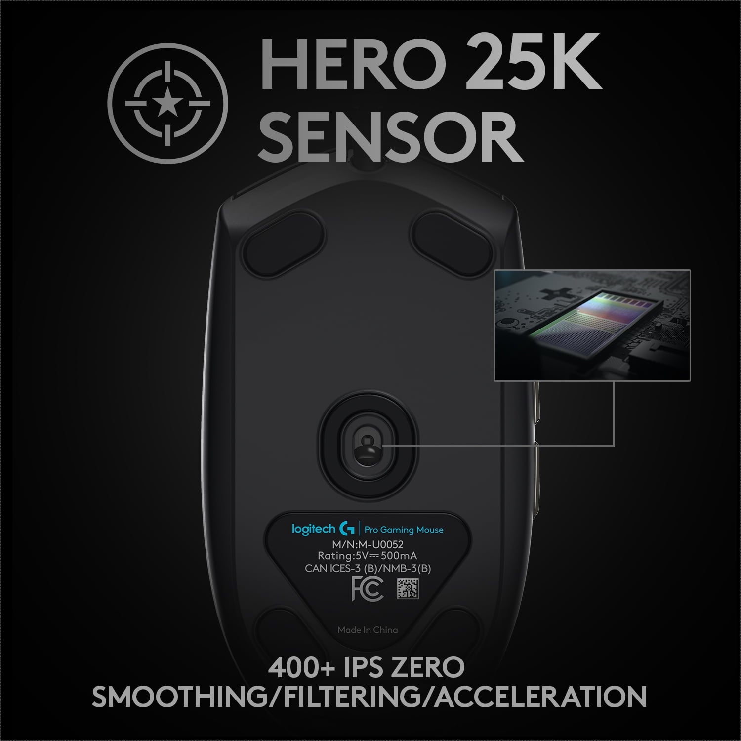 G Pro (Hero) Wired Optical Gaming Mouse