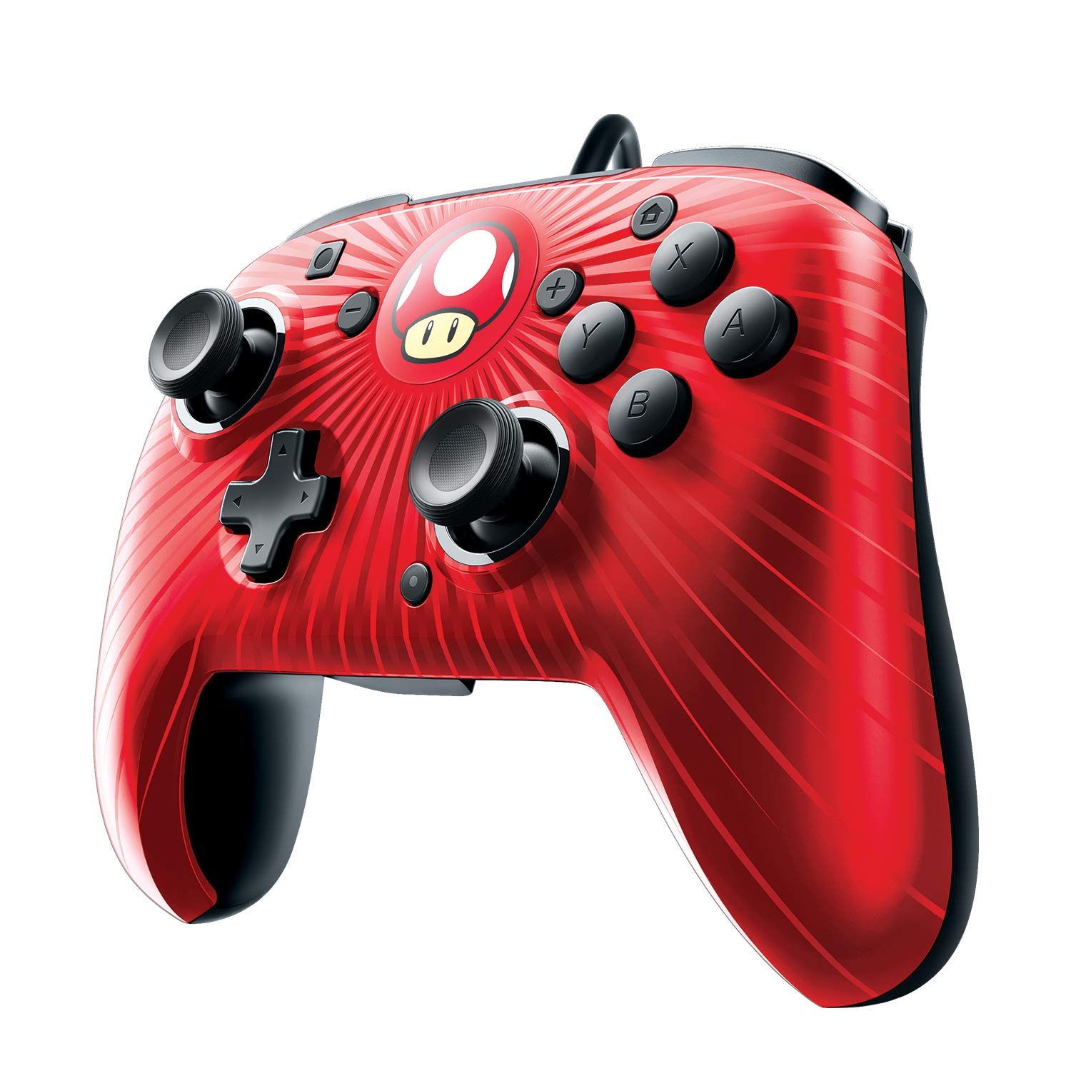 PDP Wired Faceoff Controller Nintendo Switch, Red, 500-056-NA-D9