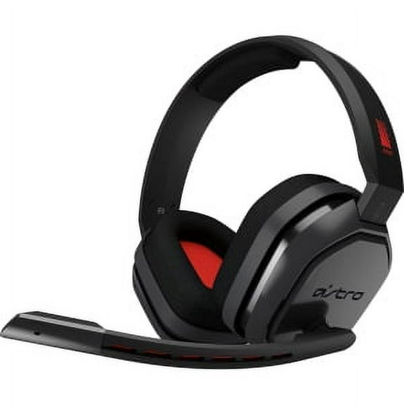 Astro A10 Headset - Stereo - Red, Gray - Mini-phone - Wired