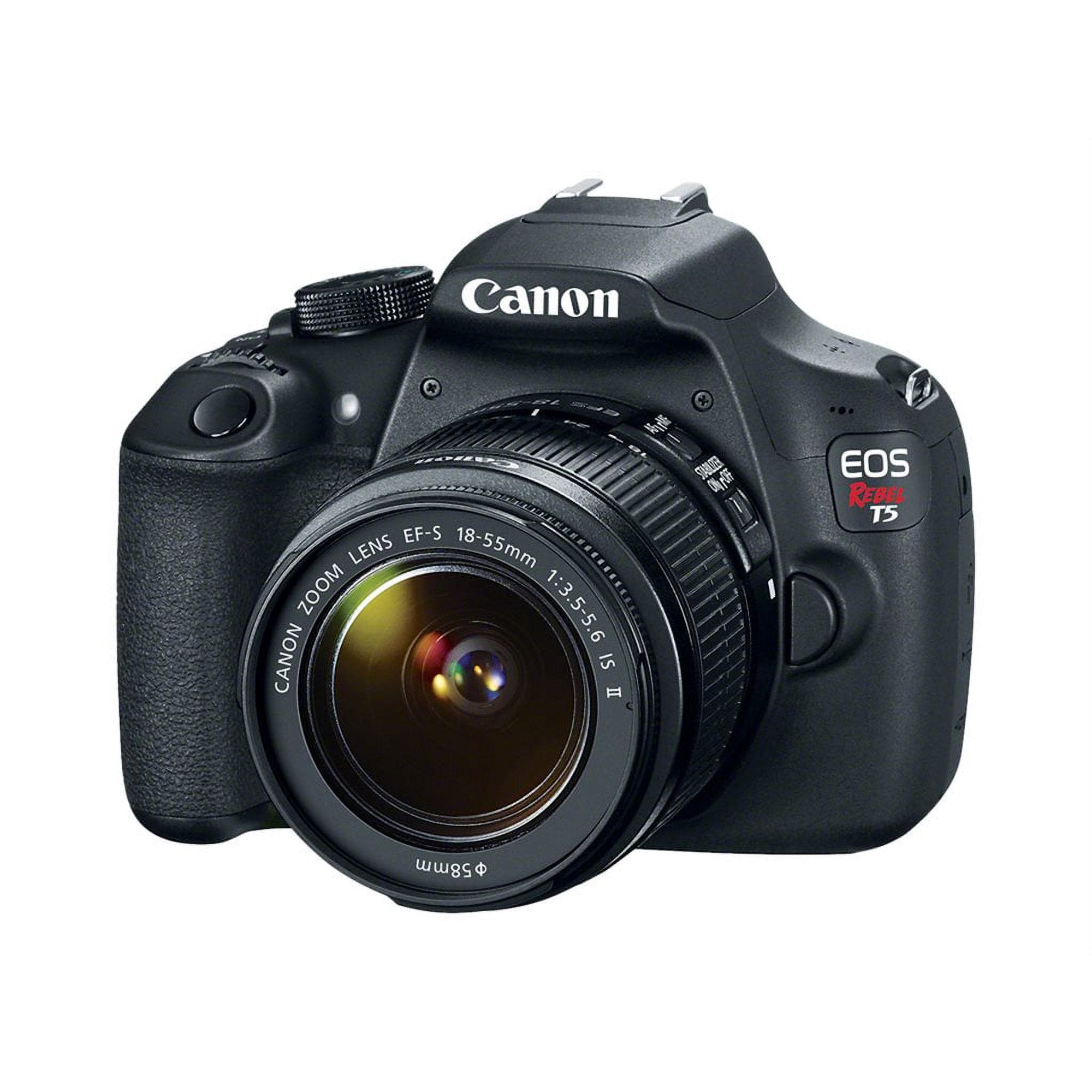 Canon EOS Rebel T5 Digital SLR Camera Kit with EF-S 18-55mm IS II Lens [Base Manufacturer Item, 18-55mm]