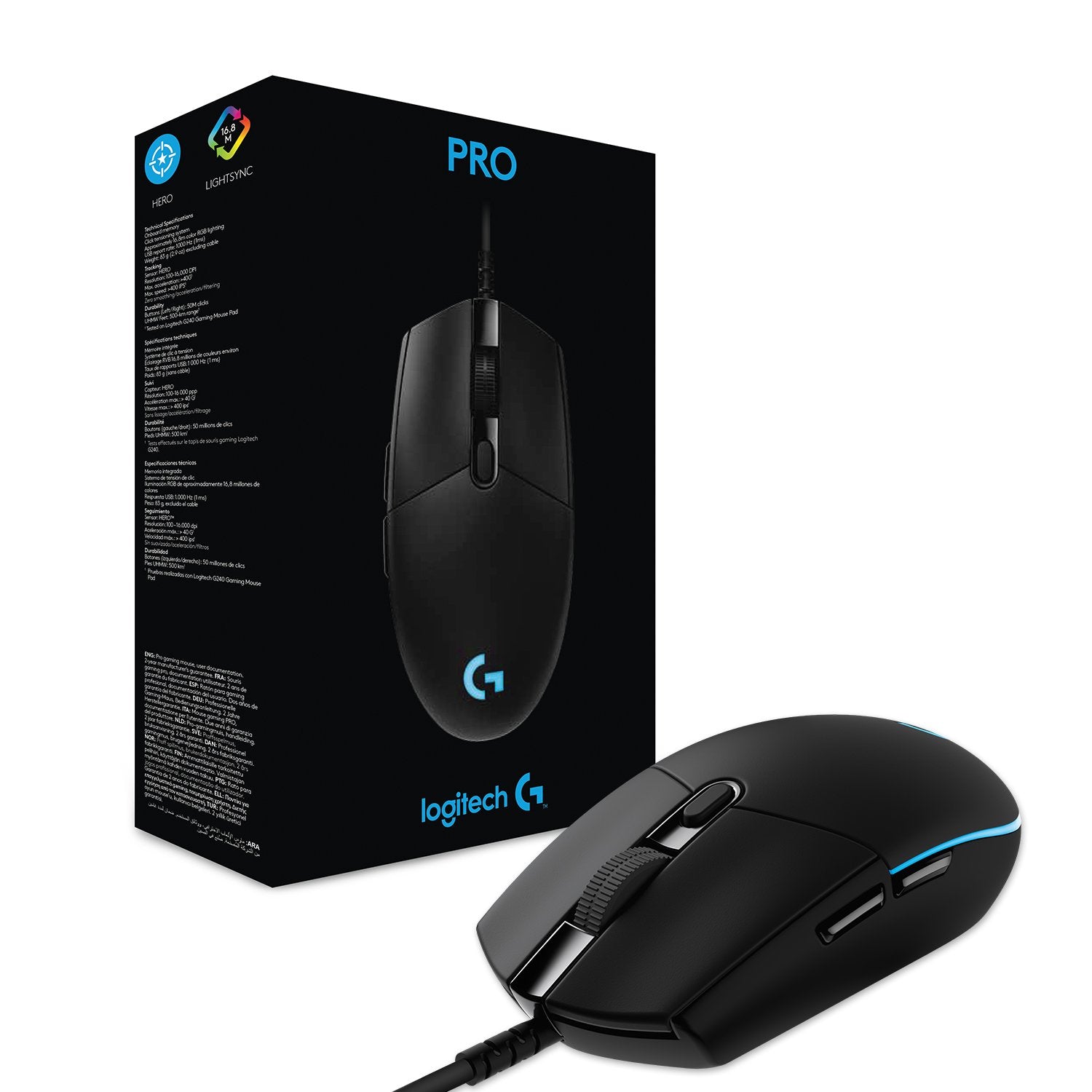 G Pro (Hero) Wired Optical Gaming Mouse