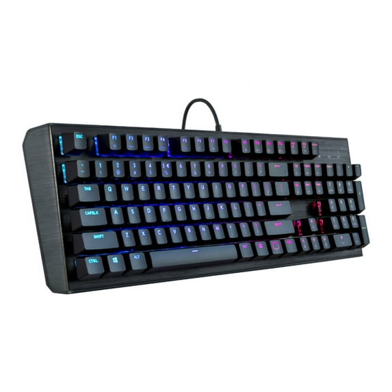 Cooler Master CK552 Wired Gaming Mechanical Gateron Red Switch Keyboard with RGB Back Lighting - Pure Black